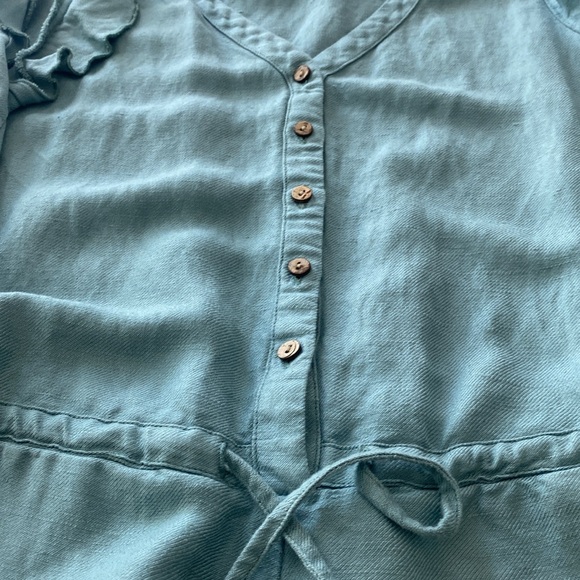 Chasor Linen Shorts Romper - Picture 4 of 4